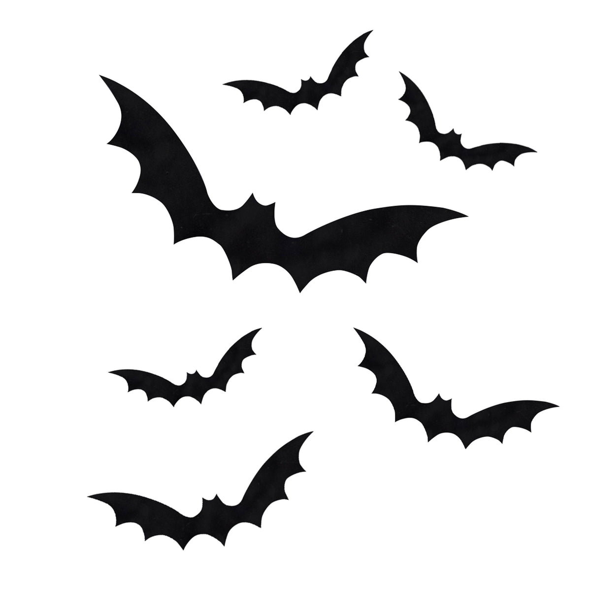 Autocolantes decorativos de halloween árvore e morcegos - TenStickers