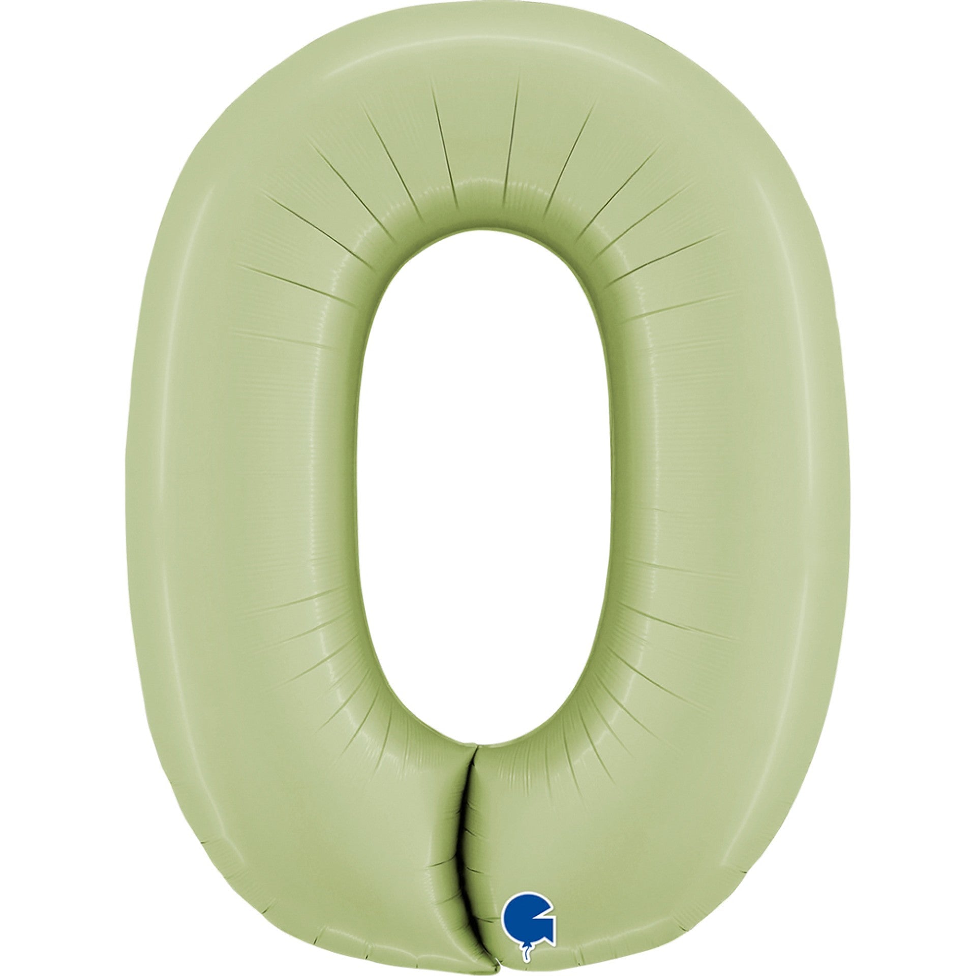 Olive Green Number Foil Balloon