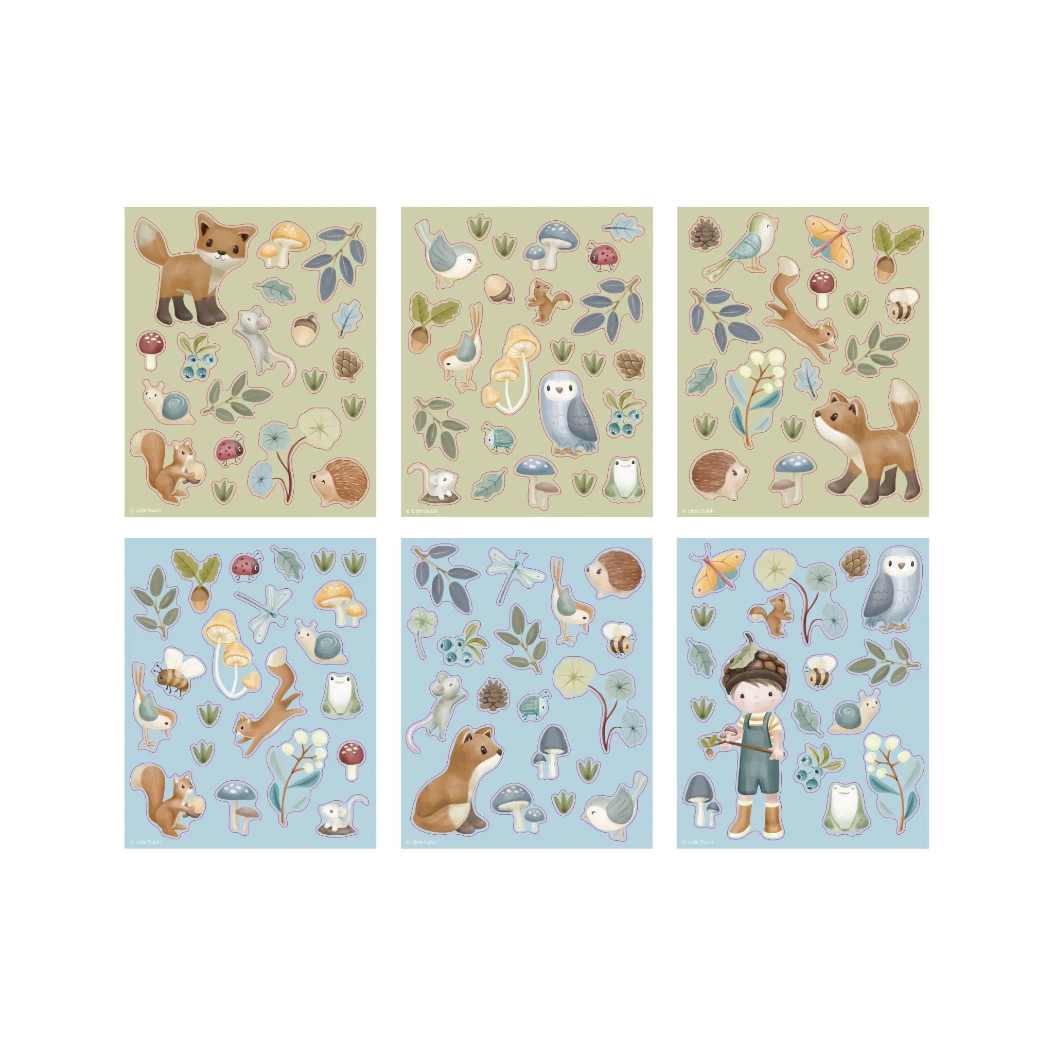 Conjunto de Autocolantes – Forest Garden