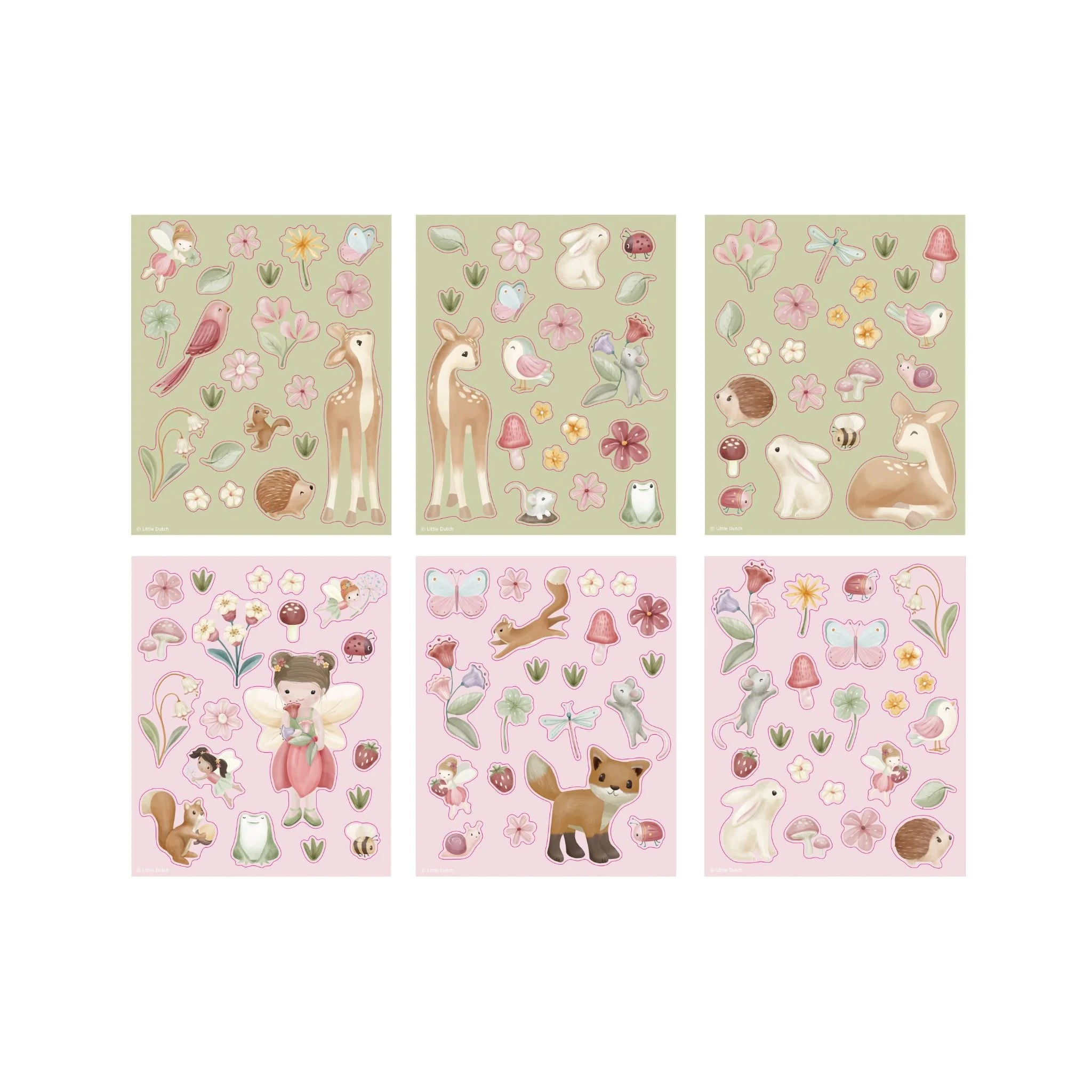 Conjunto de Autocolantes – Fairy Garden