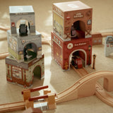 Cubos empilháveis com carros (inclui 6 carros)