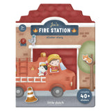 Livro de Autocolantes Reutilizáveis Jim & Friends – Bombeiros