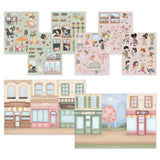 Livro de Autocolantes Rosa & Friends Shopping – Sticker Story
