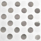 Silver Polka Dot Napkins (Small)