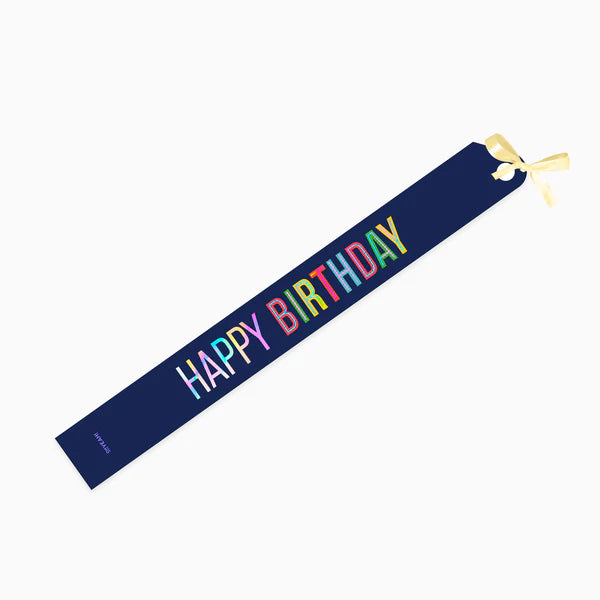 Blue 'Happy Birthday' Banner