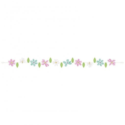 Grinalda Crepe & Paper & Pom Pom Flores