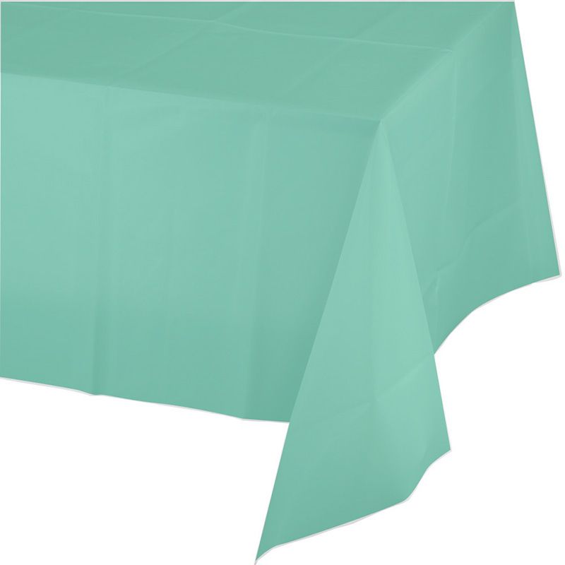 Toalha de Mesa Plástico - Verde Menta