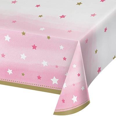 Toalha One Little Star Rosa