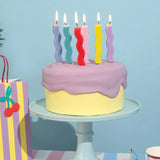 Velas Onduladas Coloridas