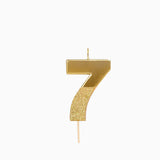 Golden Birthday Candle