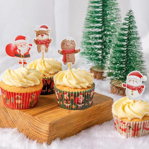 Topos de Cupcake Natal
