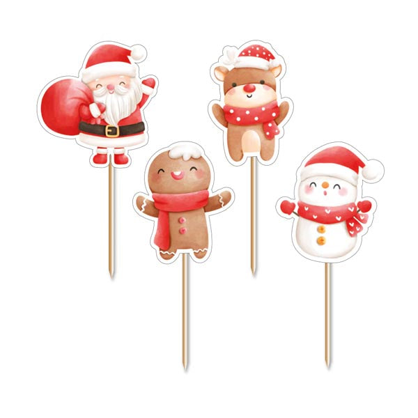 Topos de Cupcake Natal