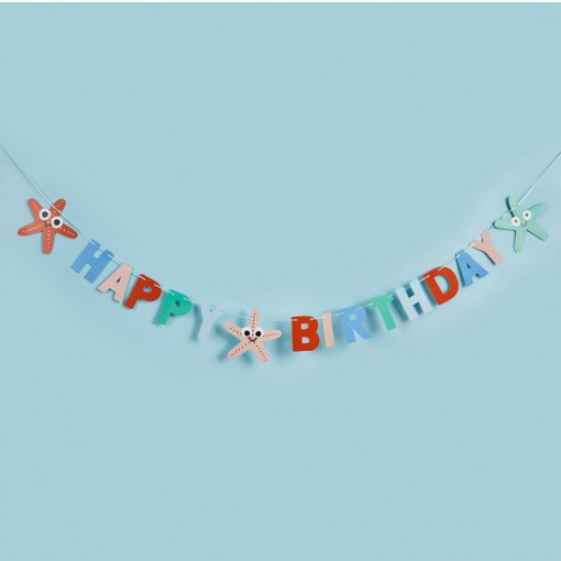 Grinalda Happy Brithday Starfish - Sea Friends