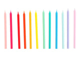 Velas de Aniversário Multicor