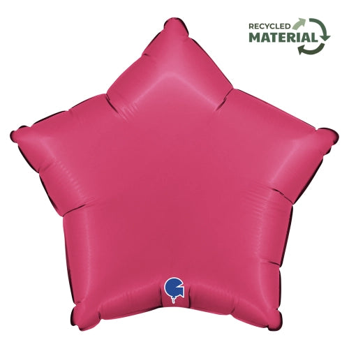 Balão Foil Estrela Rosa Lipstick