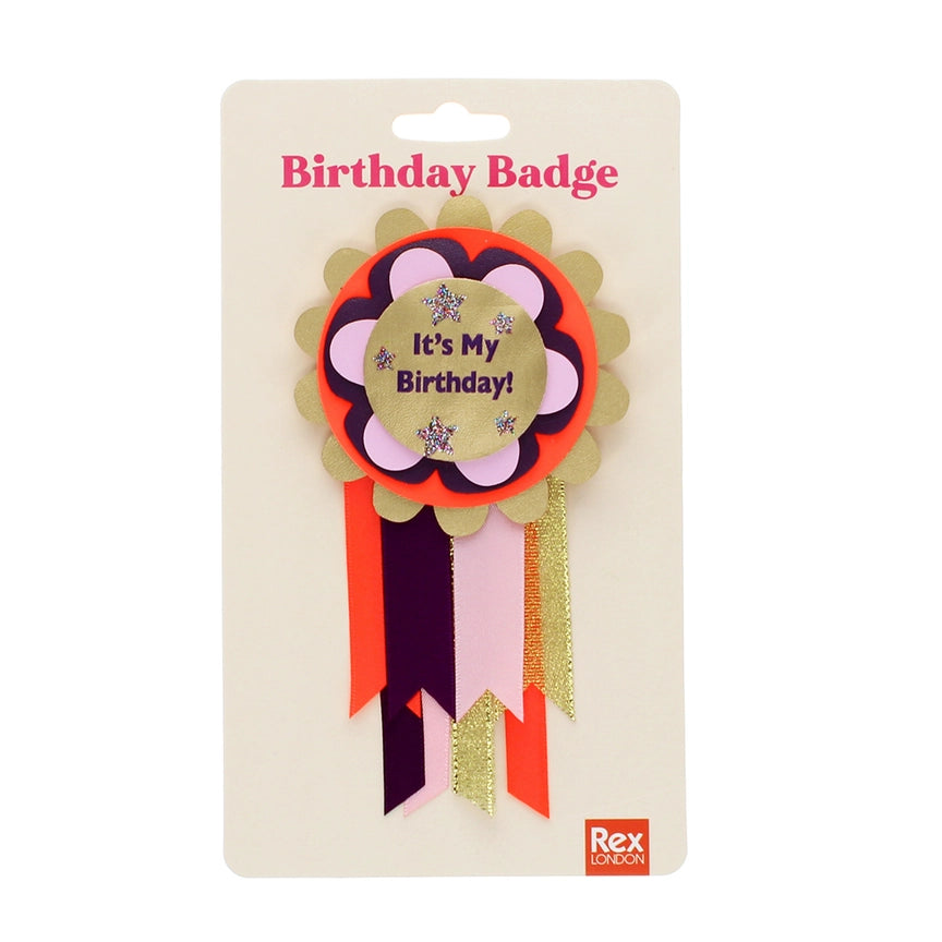 Crachá de aniversário - 'It´s My Birthday!'