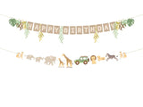 Banner Happy Birthday Safari