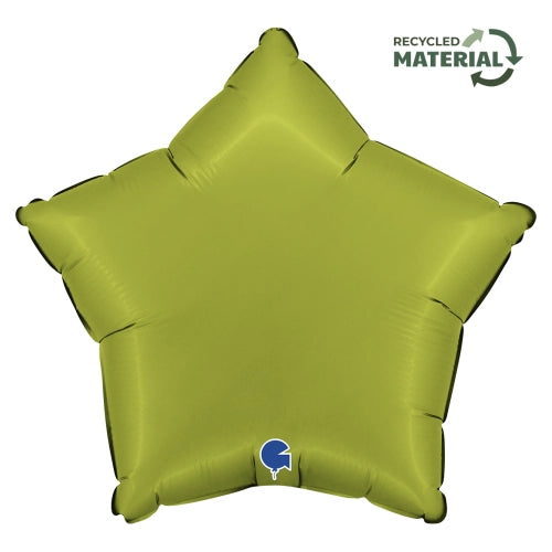 Balão Foil Estrela Verde Matcha