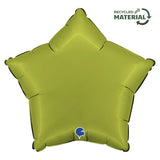 Balão Foil Estrela Verde Matcha