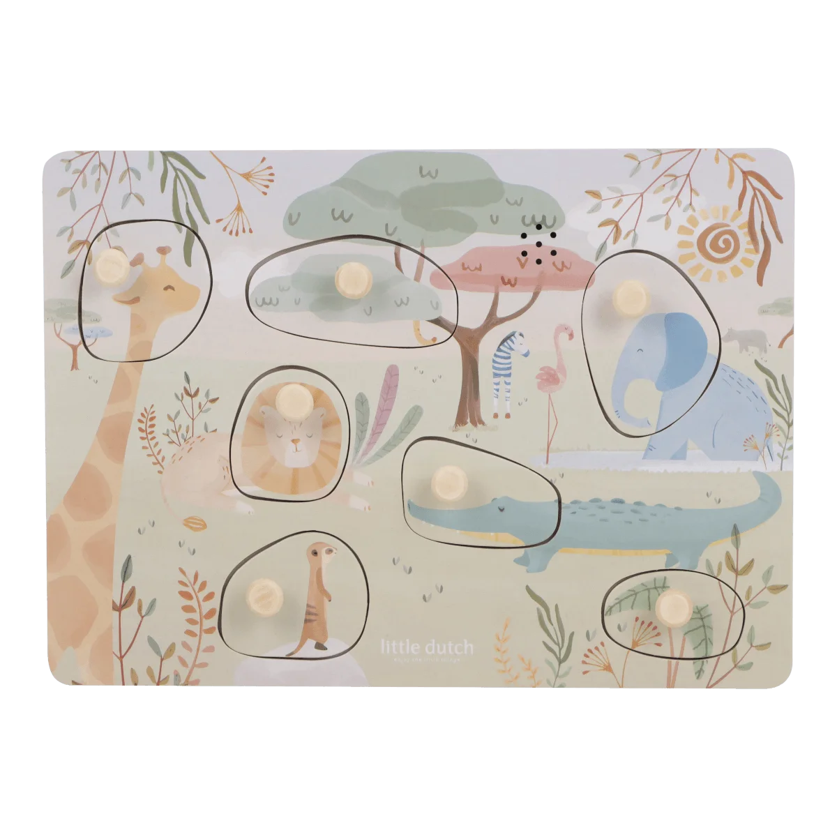 Puzzle Sonoro Verde Safari Friends