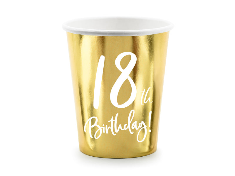 Copos 220ml EU 18º Aniversário