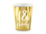 Copos 220ml EU 18º Aniversário