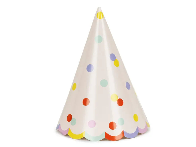Chapéus Confettis Coloridos