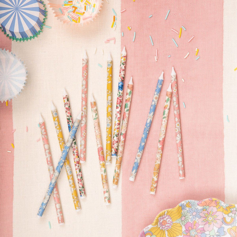 Liberty Flores Tall Candles