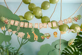 Banner Happy Birthday Safari