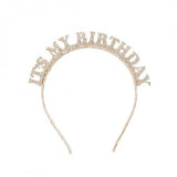 'It's My Birthday' Golden Headband