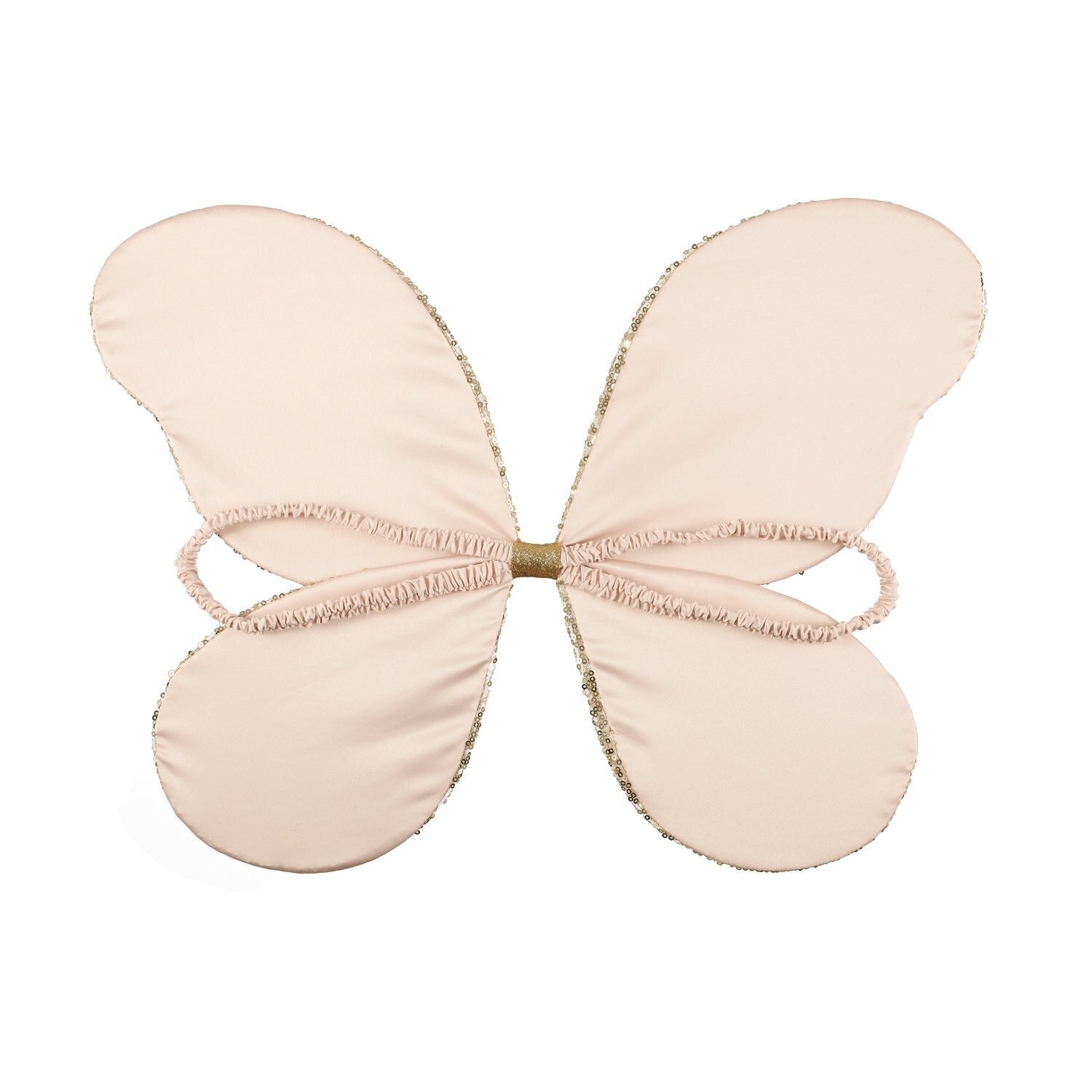 Asas de Fada com Lantejoulas Douradas