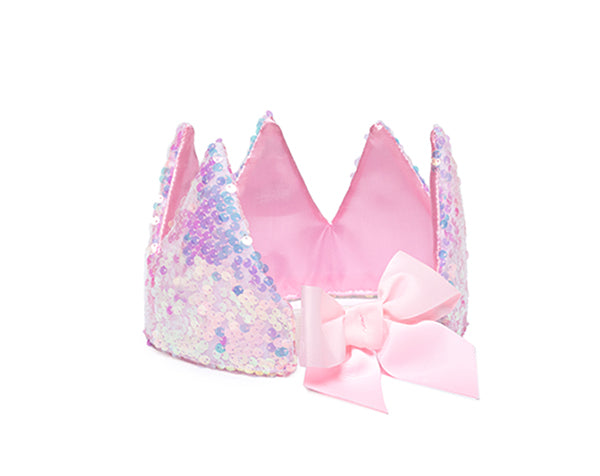 Coroa de Lantejoulas Iridiscentes