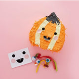 Mini Pinhata Abóbora com Autocolantes - Halloween