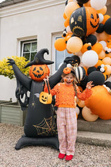 Balão Foil Standing Espantalho Abóbora XXL - Halloween