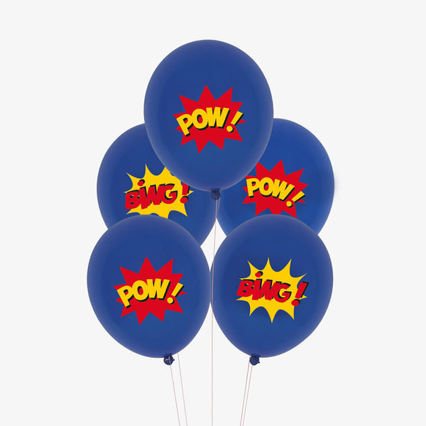 Balões SuperHero Azuis
