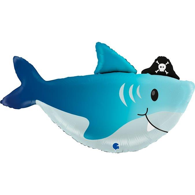 Super Shape Pirate Shark Balloon