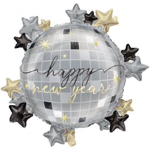 Balão Foil Disco Happy New Year