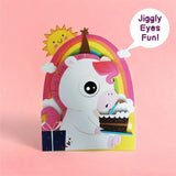 Postal Happy Birthday Unicórnio