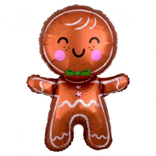 Gingerbread Foil Balloon