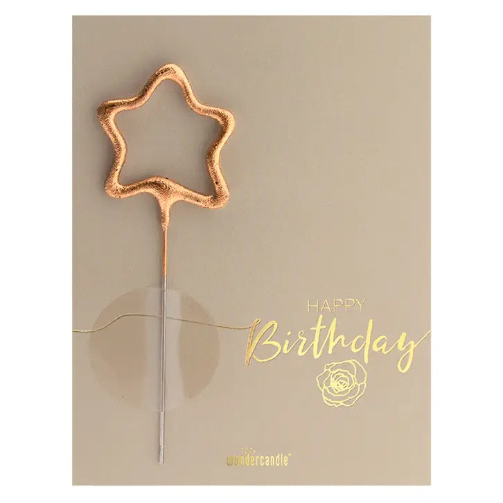 Postal Happy Birthday Wondercandle