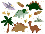 Tatuagens Temporárias Aniversário dos Dinossauros