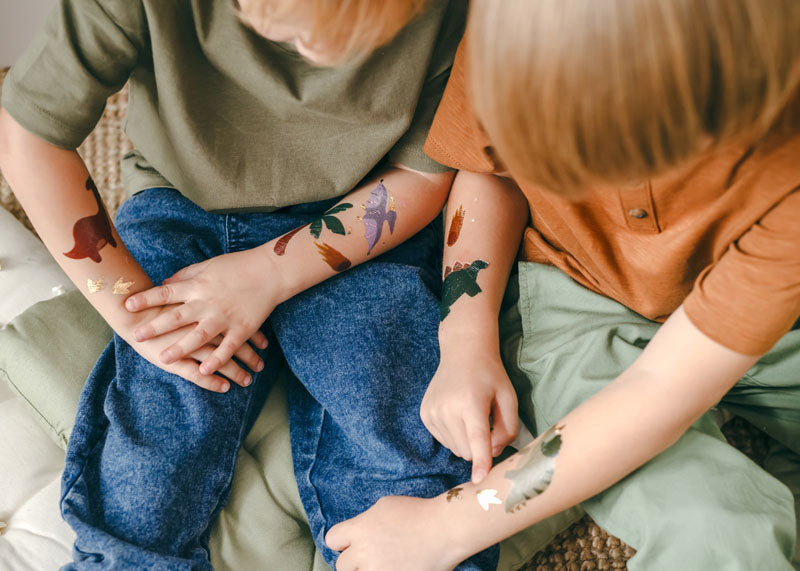 Tatuagens Temporárias Aniversário dos Dinossauros