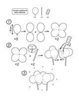 Multicolor Balloon Cake Topper