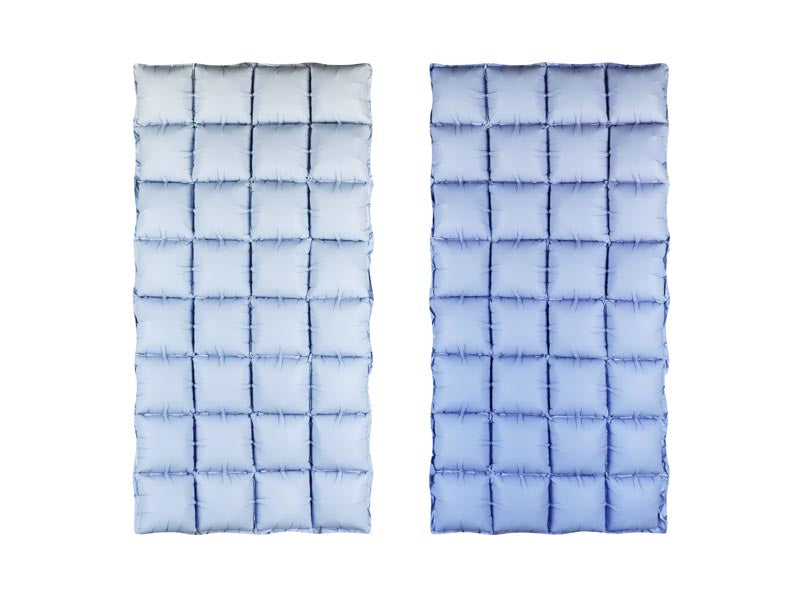 Cortina Balões Foil Azul Ombré