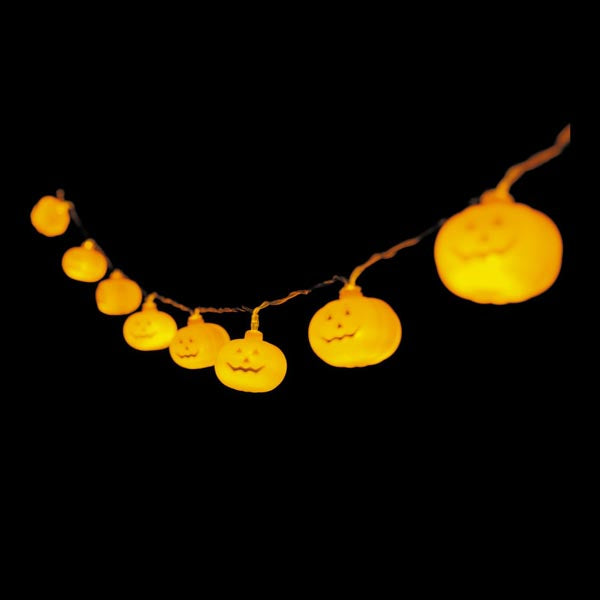 Grinalda Abóbora com Luz