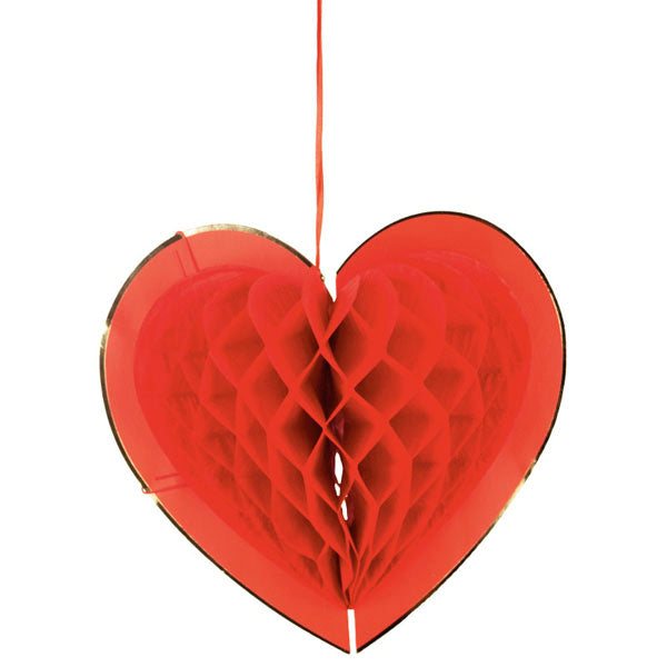 Honeycomb Coração Vermelho