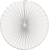 Rosetas com rebordo Dourado - Branco