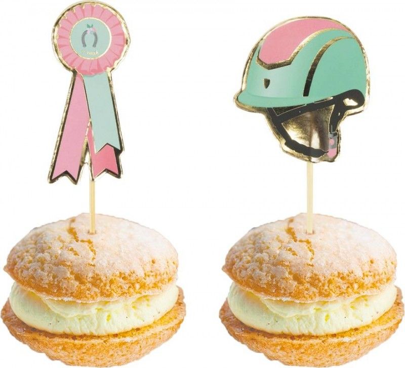 Topos de Cupcake Corrida de Cavalo