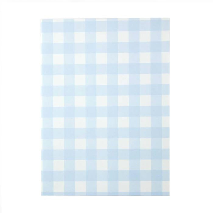 Sacos de Papel Xadrez Brancos e Azuis