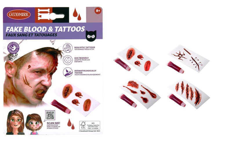 Kit Sangue e Tatuagens